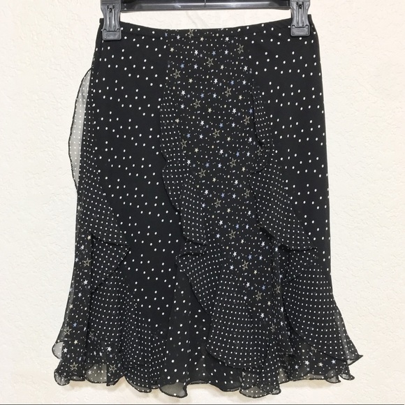 NWT CHELSEA & VIOLET LOVING LAS VEGAS RUFFLE SKIRT - Picture 5 of 7